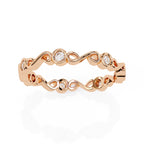 Elegant Diamond Side Stone Brilliance Ring