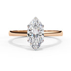 Elegant Central Stone Solitaire Ring