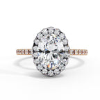 Elegant Diamond Side Stone Brilliance Ring