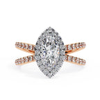 Elegant Diamond Side Stone Brilliance Ring