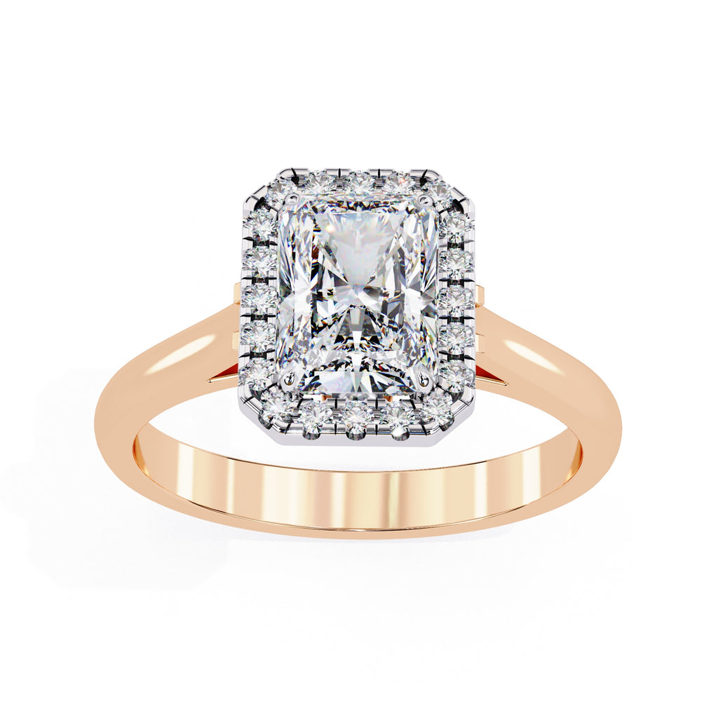 Elegant Central Stone Diamond Brilliance Ring