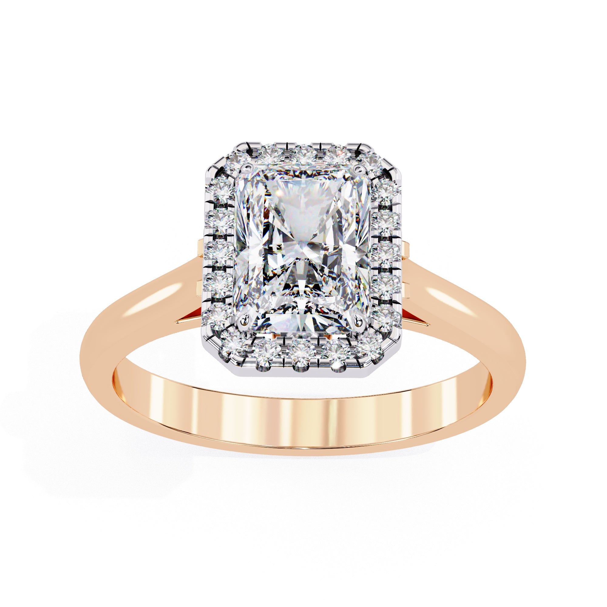 Elegant Central Stone Diamond Brilliance Ring
