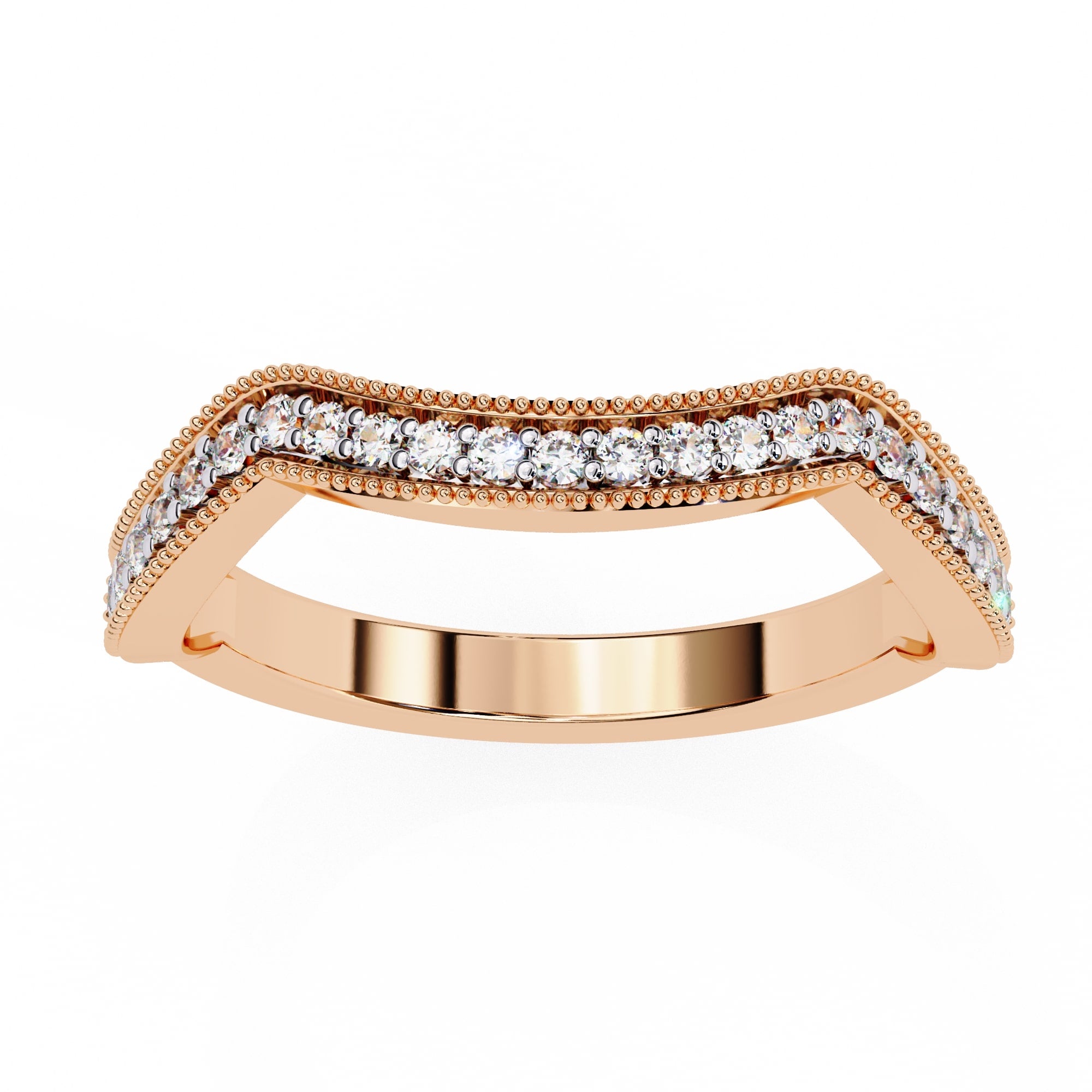 Elegant Diamond Side Stone Brilliance Ring