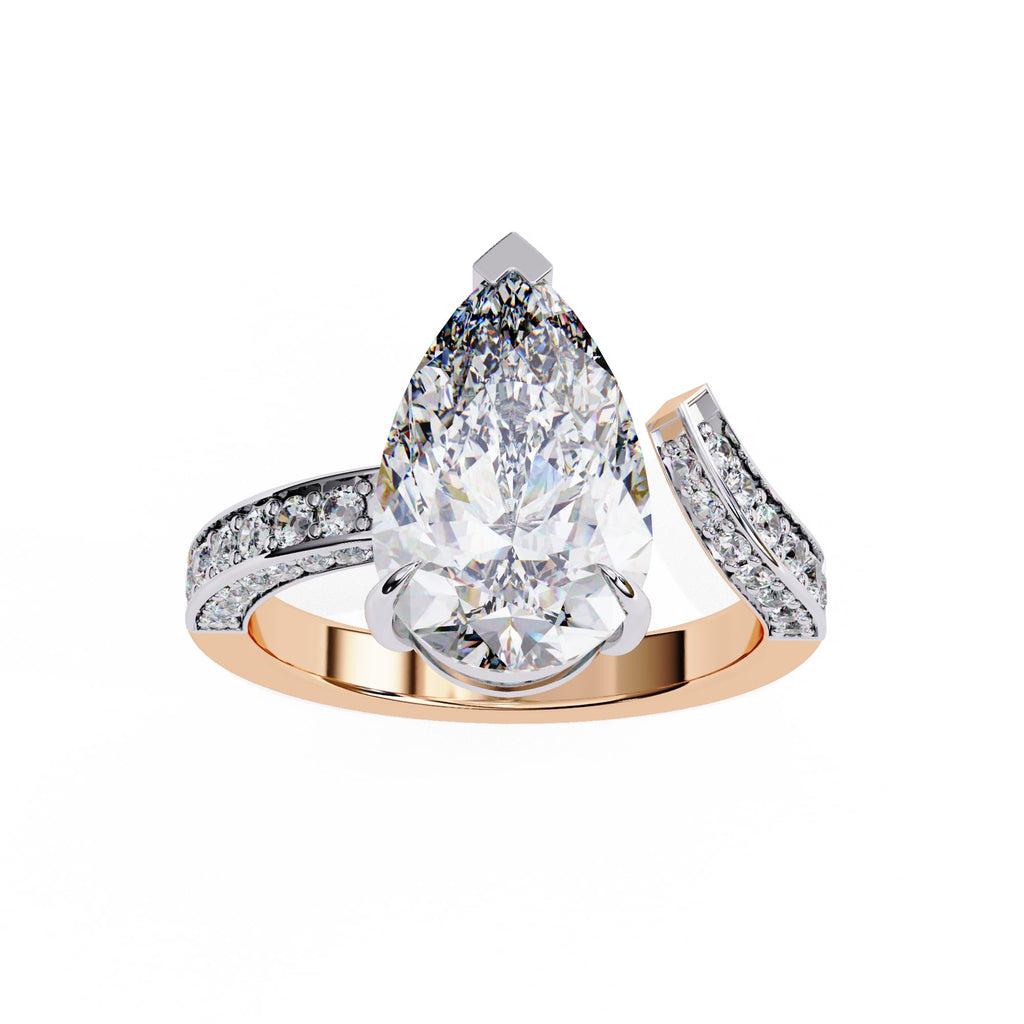 Elegant Side Stone Brilliance Diamond Ring