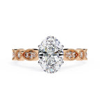 Elegant Diamond Central Stone Ring