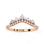 Radiant Diamond Side Stone Eternity Ring