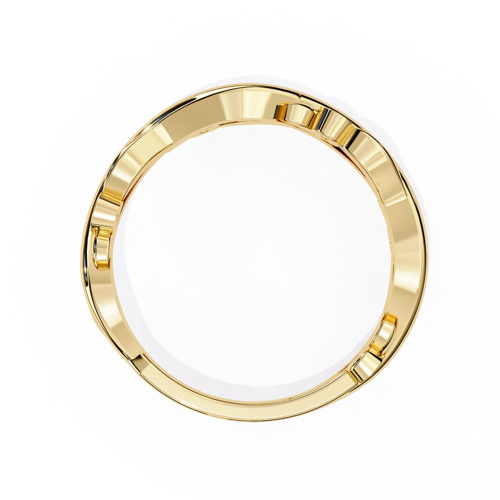 Elegant Diamond Side Stone Brilliance Ring