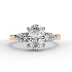 Elegant Multi-Stone Central Brilliance Ring