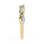 Elegant Diamond Side Stone Brilliance Ring