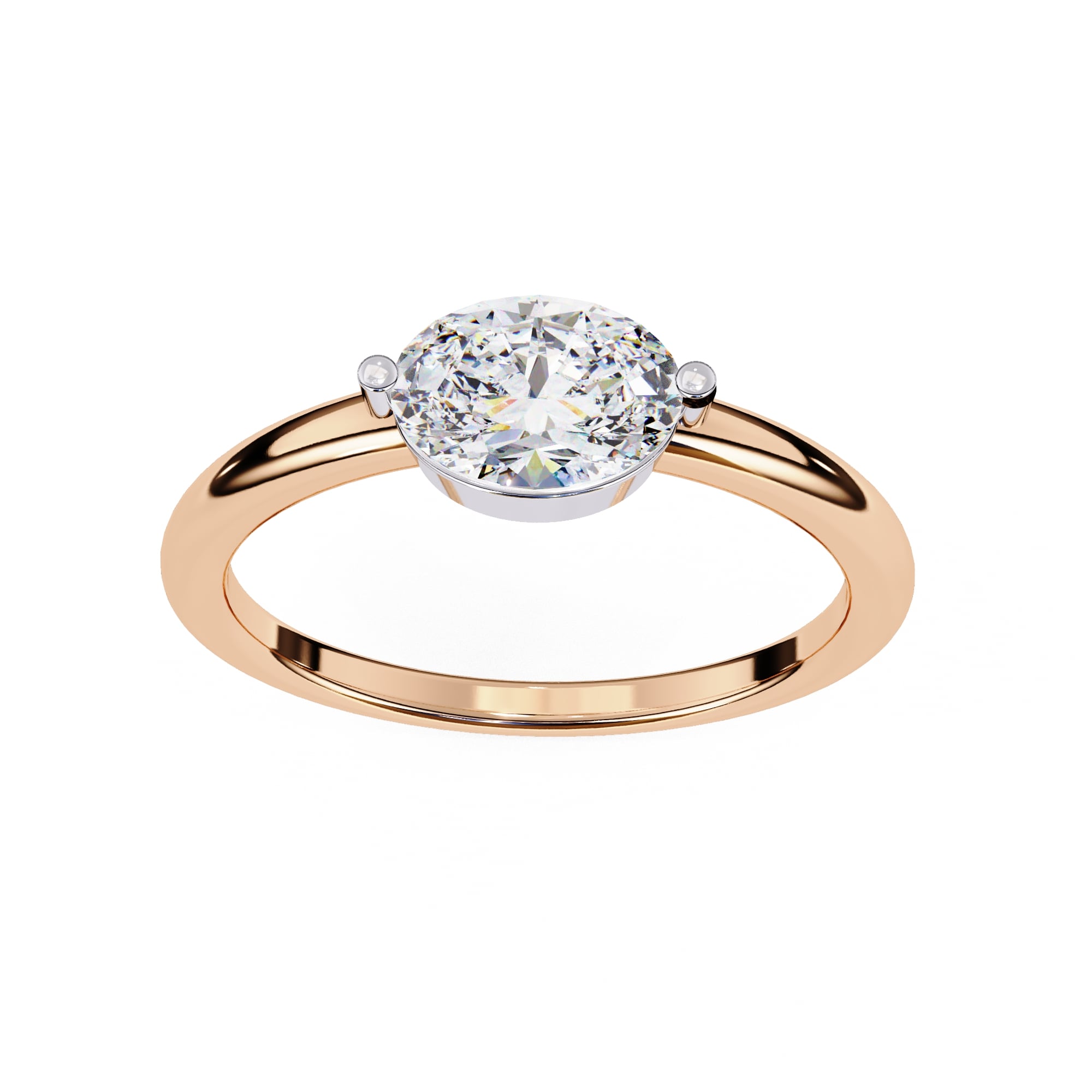 Elegant Solitaire Central Stone Brilliance Ring
