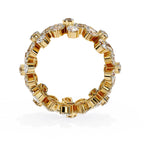 Elegant Diamond Side Stone Brilliance Ring