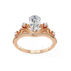 Elegant Radiance Central Stone Diamond Ring
