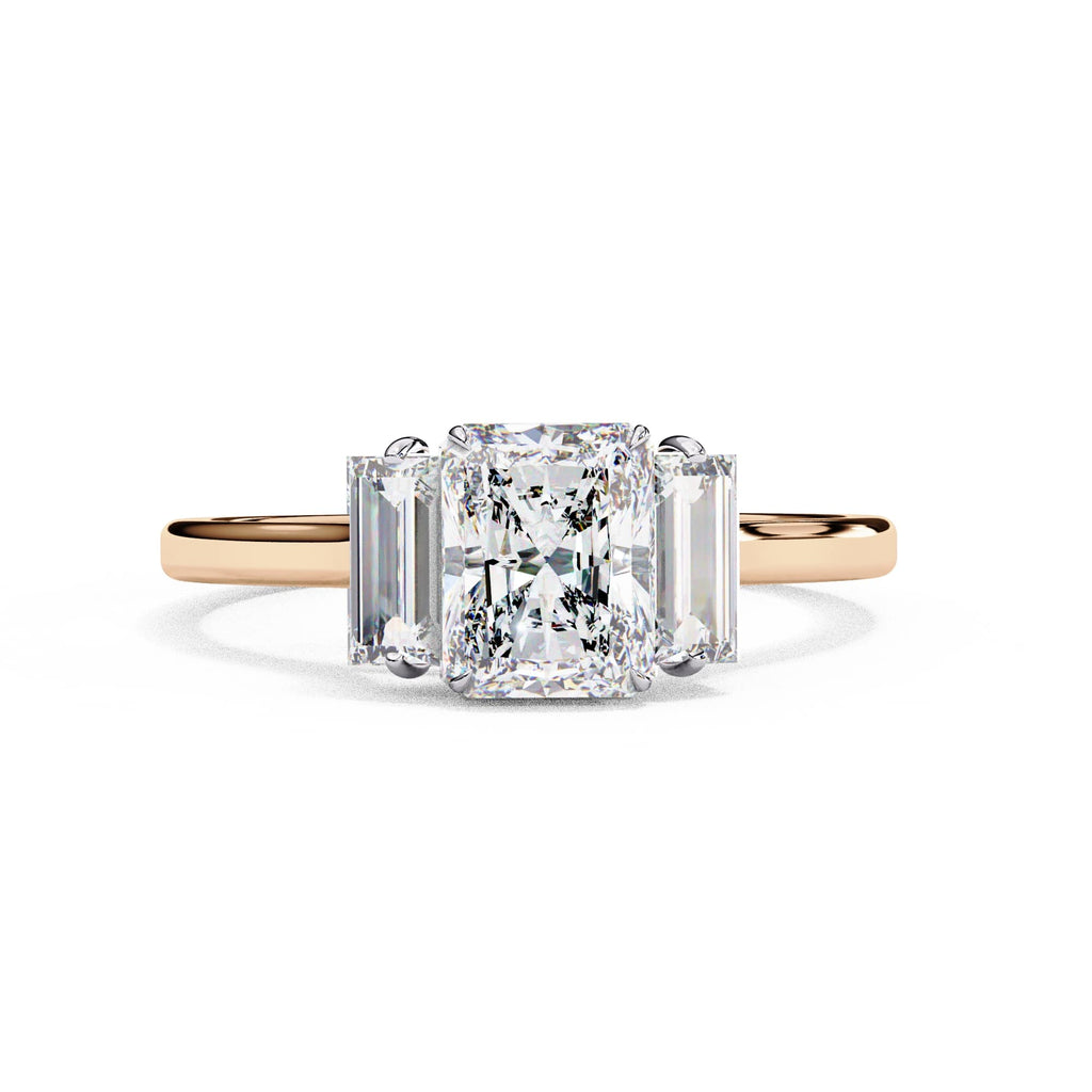 Elegant Multi-Stone Brilliance Central Cluster Ring
