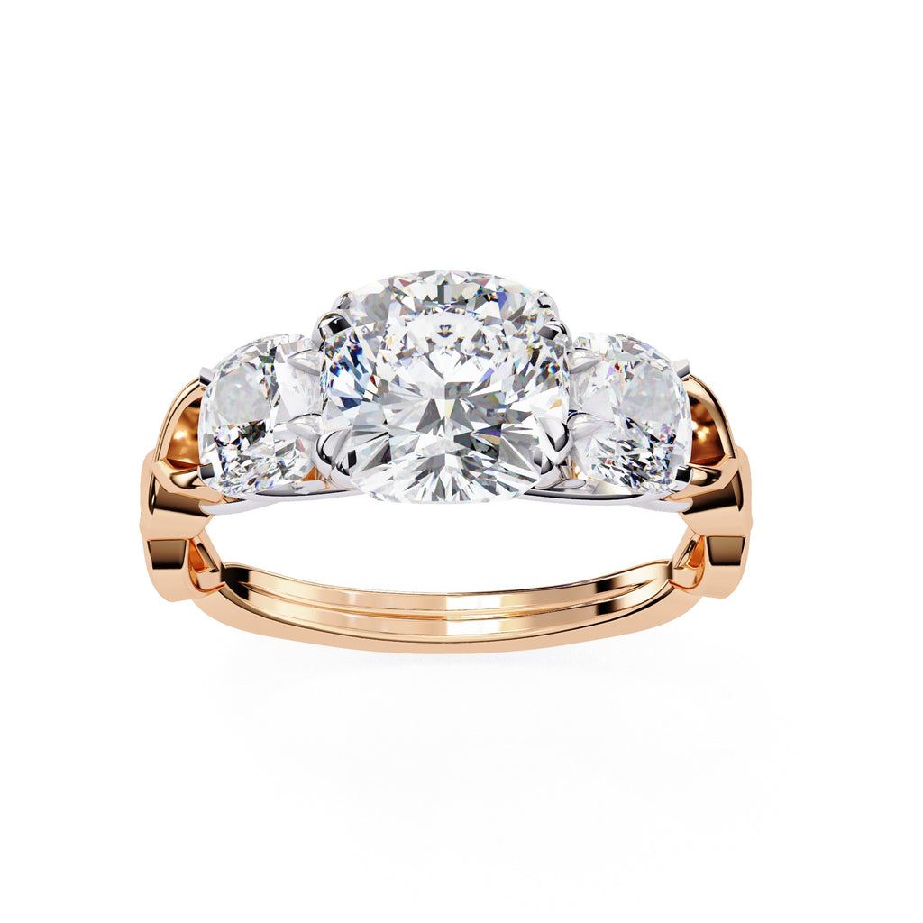 Elegant Central Stone Solitaire Ring
