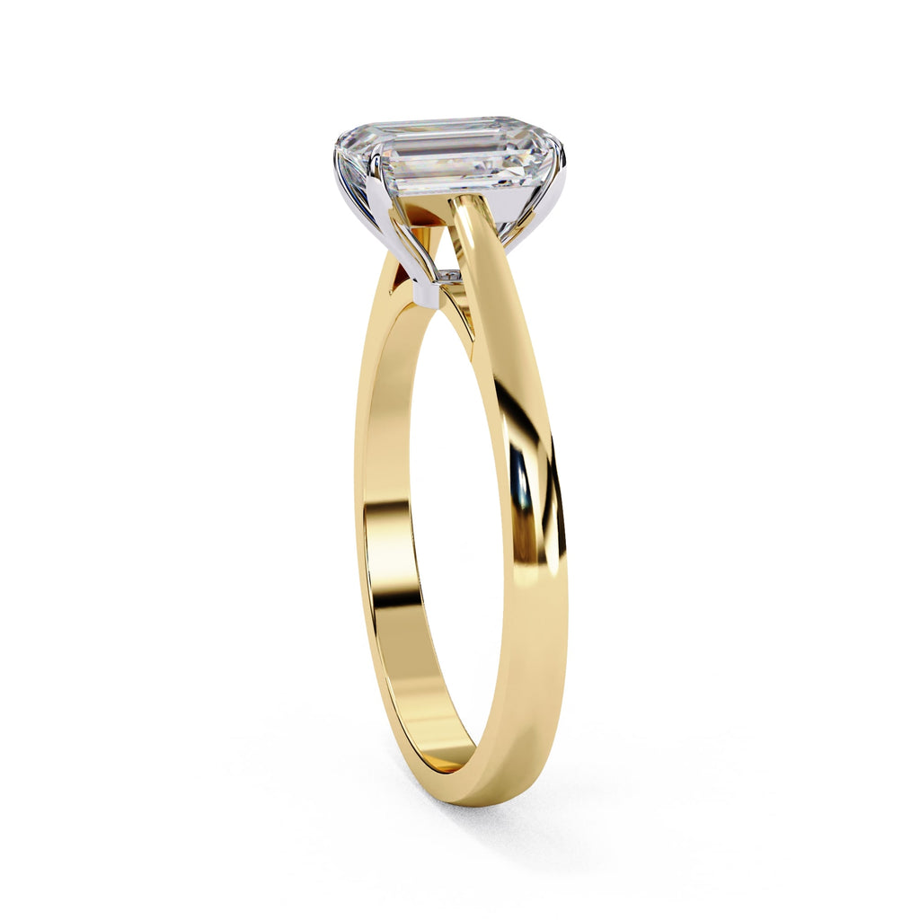 Elegant Central Stone Solitaire Ring