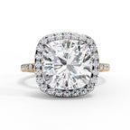 Elegant Diamond Side Stone Brilliance Ring