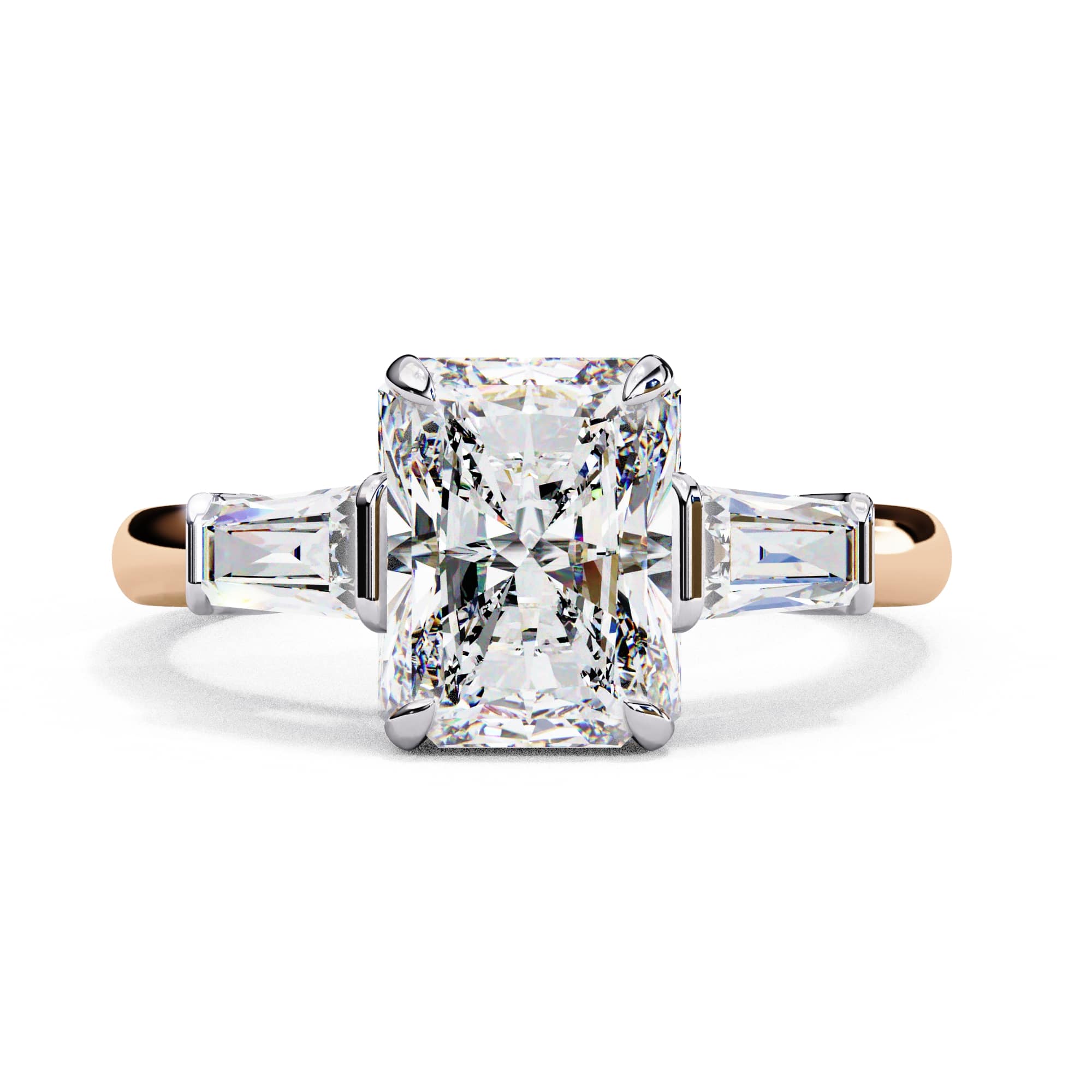 Elegant Multi-Stone Central Radiance Ring