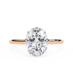 Elegant Diamond Side Stone Brilliance Ring