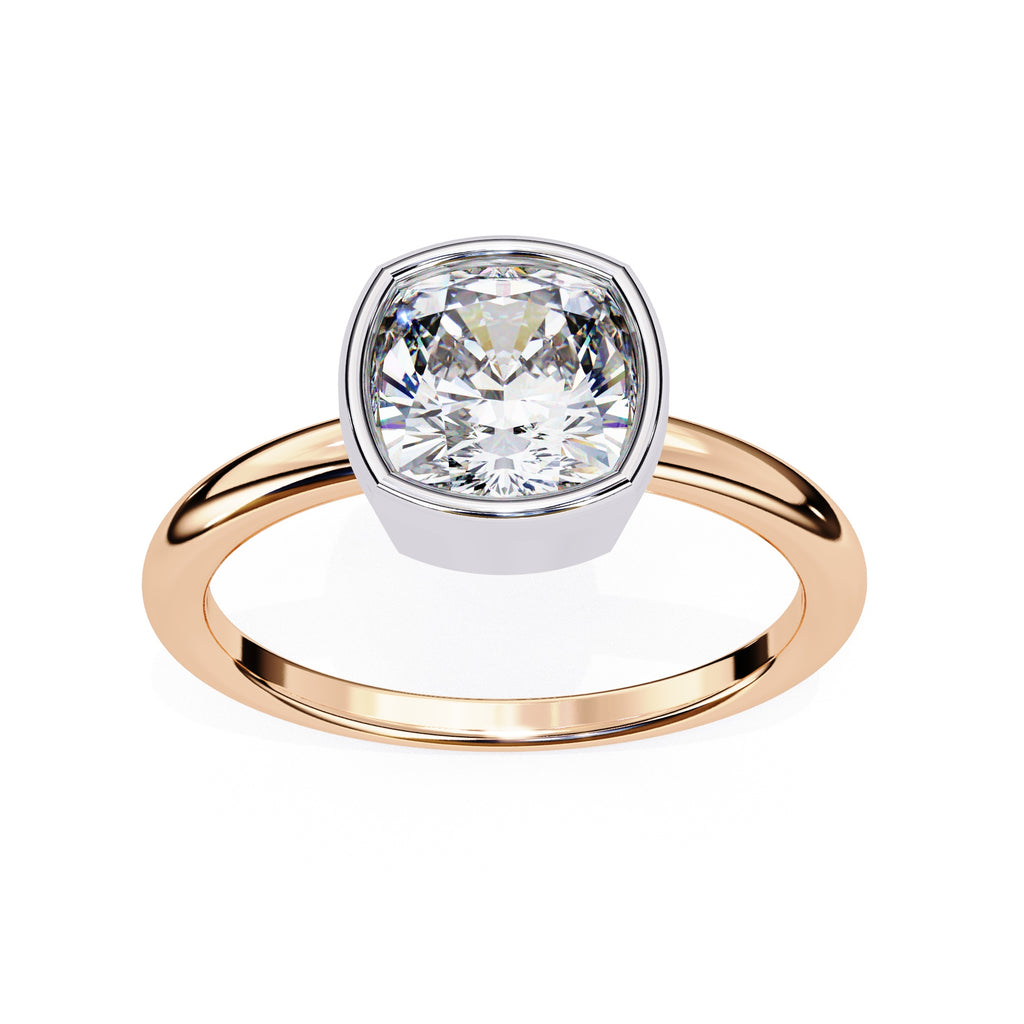 Elegant Solitaire Central Stone Diamond Ring