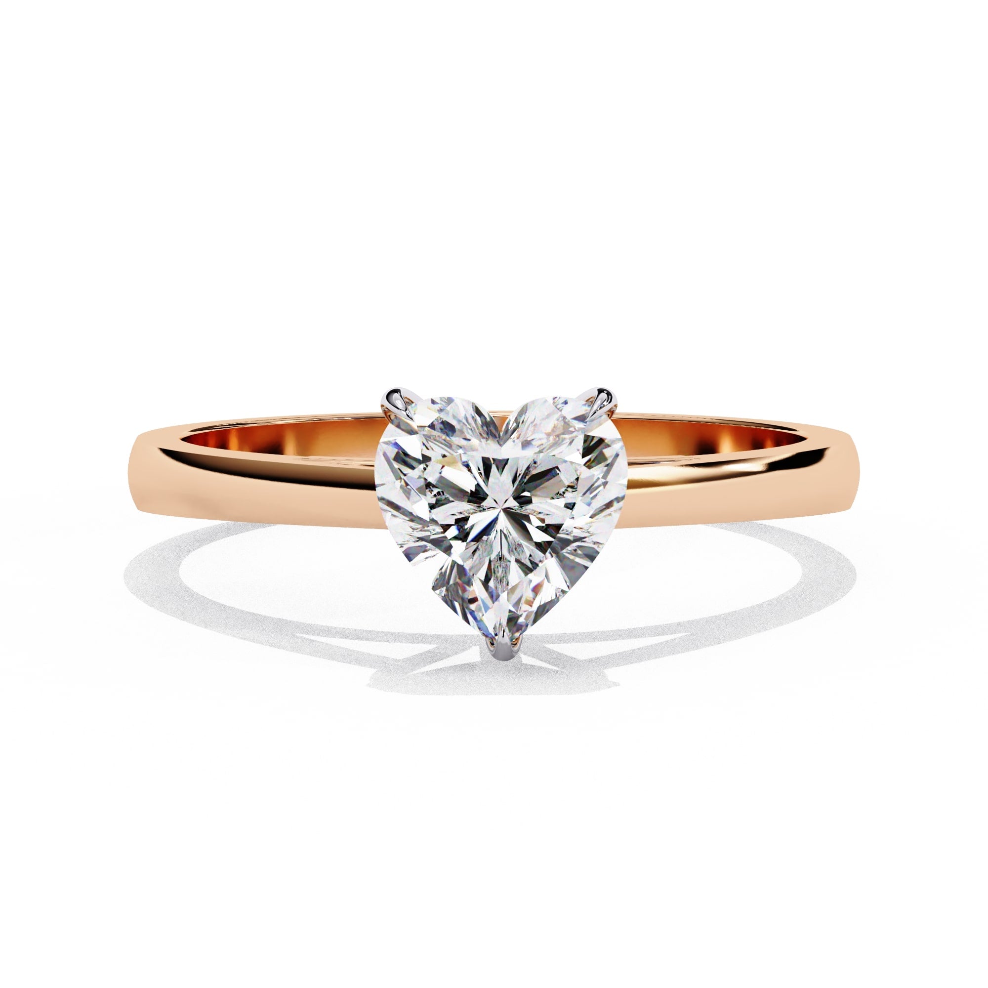 Elegant Solitaire Central Stone Diamond Ring