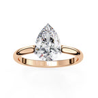 Elegant Central Stone Diamond Halo Ring