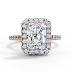 Elegant Diamond Side Stone Brilliance Ring