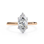 Elegant Diamond Central Stone Side Accent Ring
