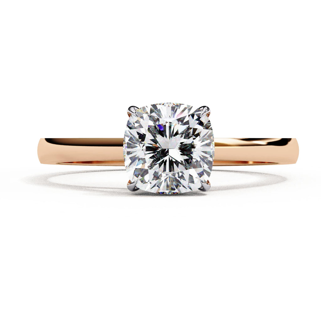 Elegant Central Stone Solitaire Ring