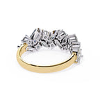 Radiant Brilliance Side Stone Diamond Ring