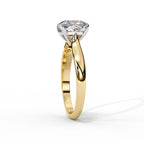 Elegant Central Stone Solitaire Ring