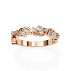 Elegant Diamond Side Stone Brilliance Ring