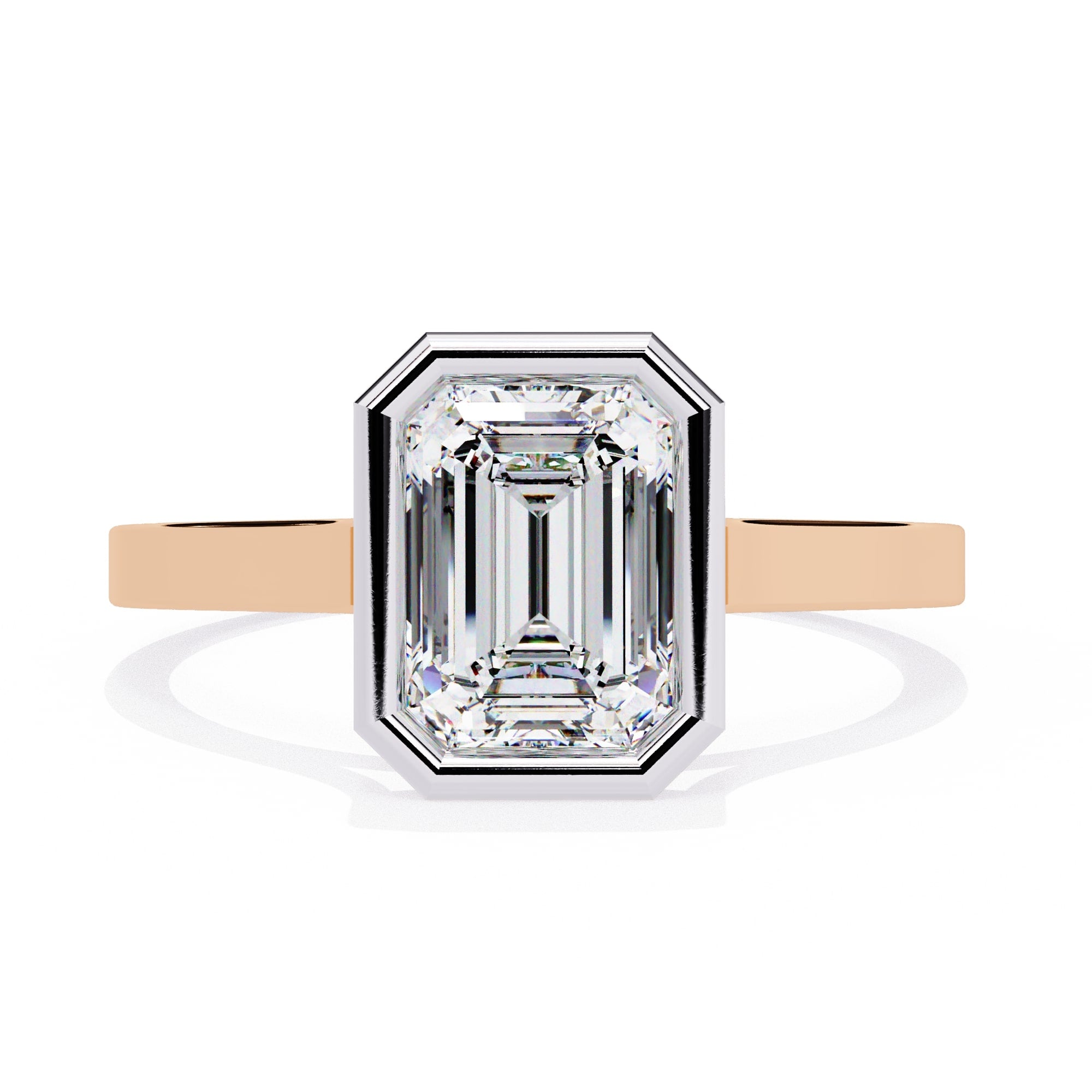 Elegant Central Stone Solitaire Ring