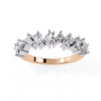 Sparkling Side Stone Diamond Eternity Ring
