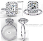 Elegant Diamond Side Stone Brilliance Ring