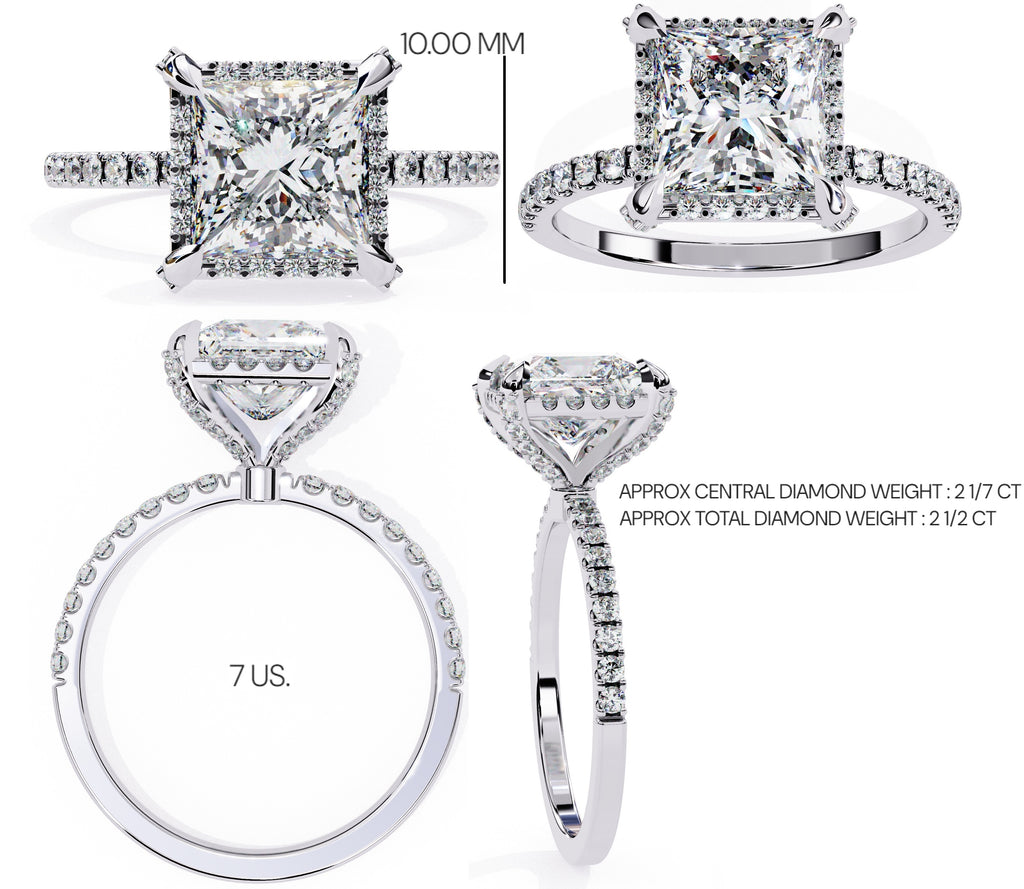 Elegant Central Stone Brilliance Diamond Ring