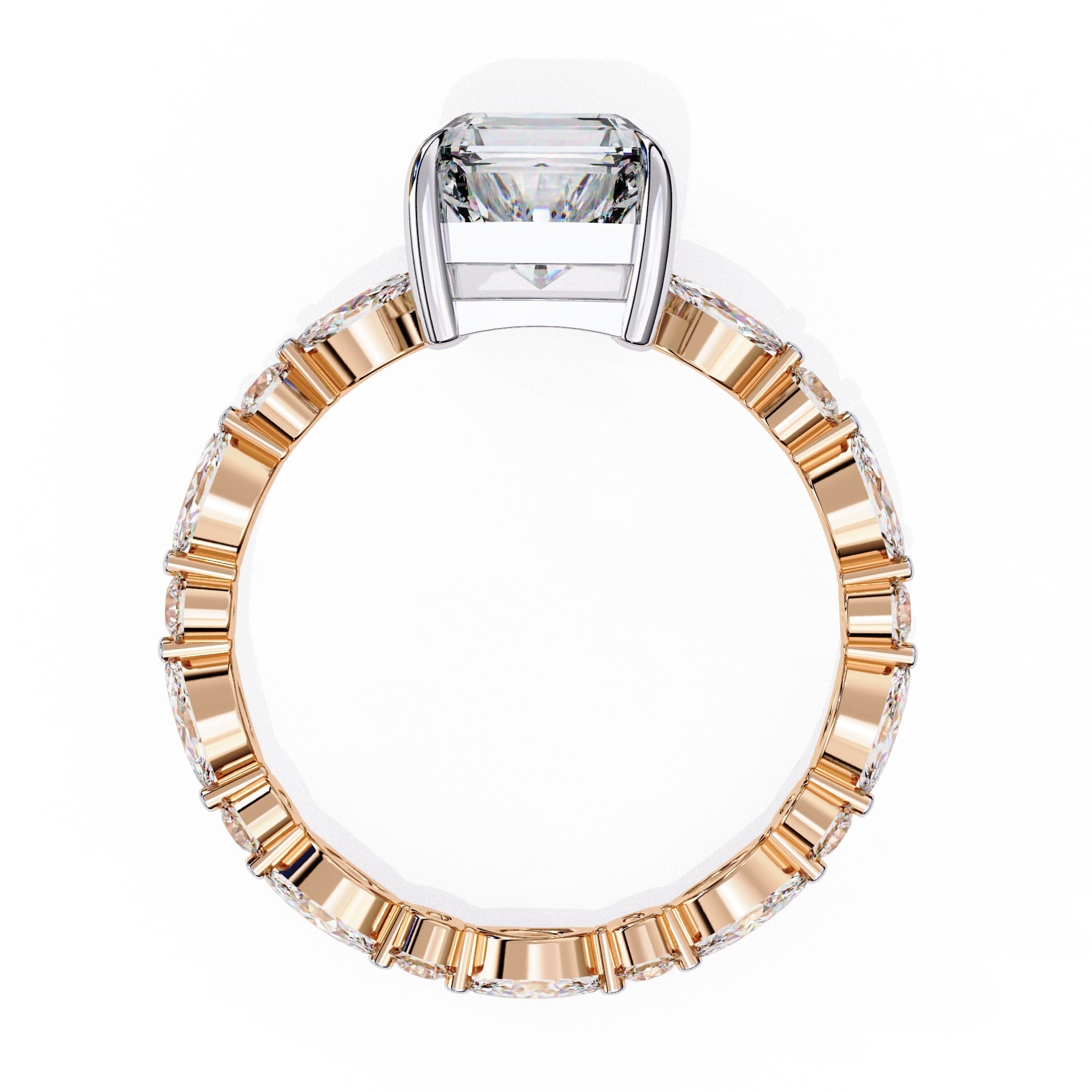 Timeless Radiance Central Stone Diamond Ring