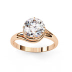 Elegant Central Stone Solitaire Ring