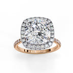 Elegant Diamond Side Stone Brilliance Ring