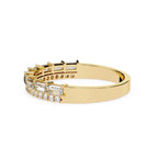 Elegant Diamond Side Stone Brilliance Ring