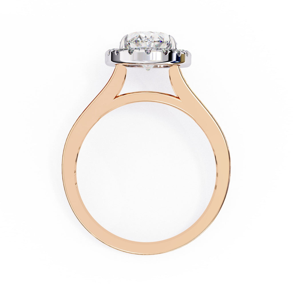 Elegant Diamond Side Stone Brilliance Ring