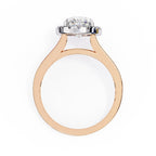 Elegant Diamond Side Stone Brilliance Ring