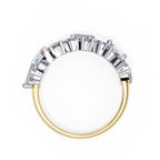 Radiant Brilliance Side Stone Diamond Ring