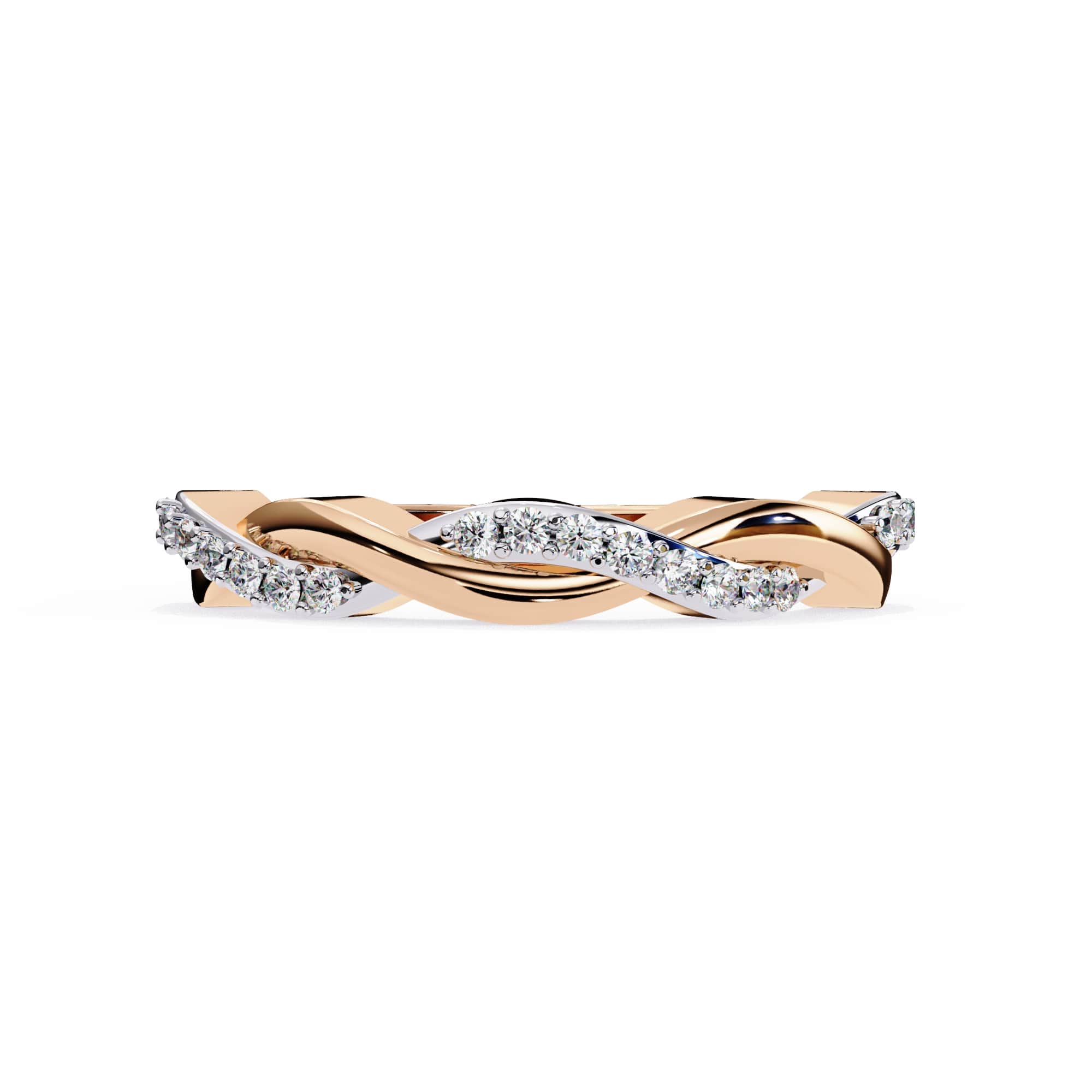 Elegant Diamond Side Stone Brilliance Ring