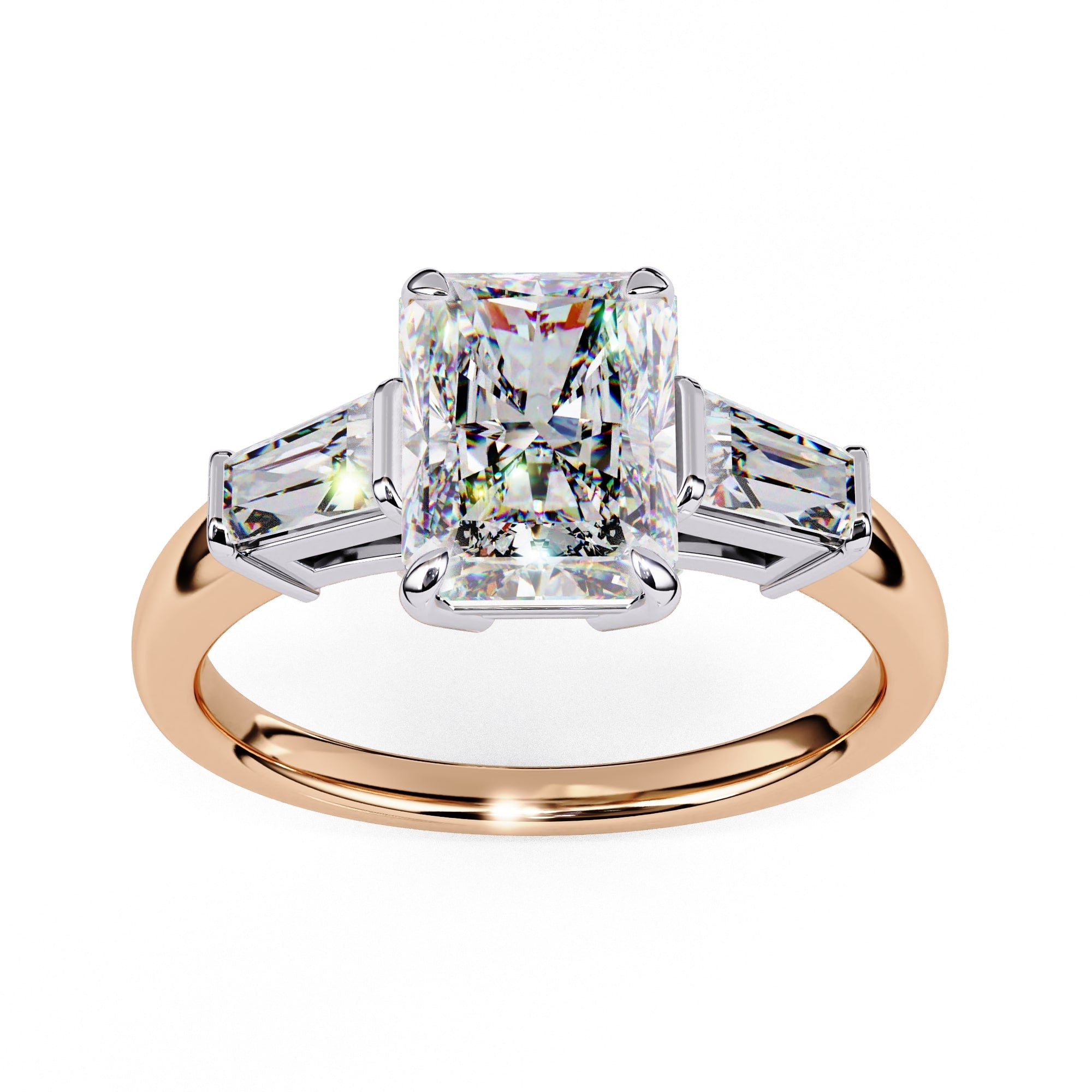 Elegant Multi-Stone Central Radiance Ring