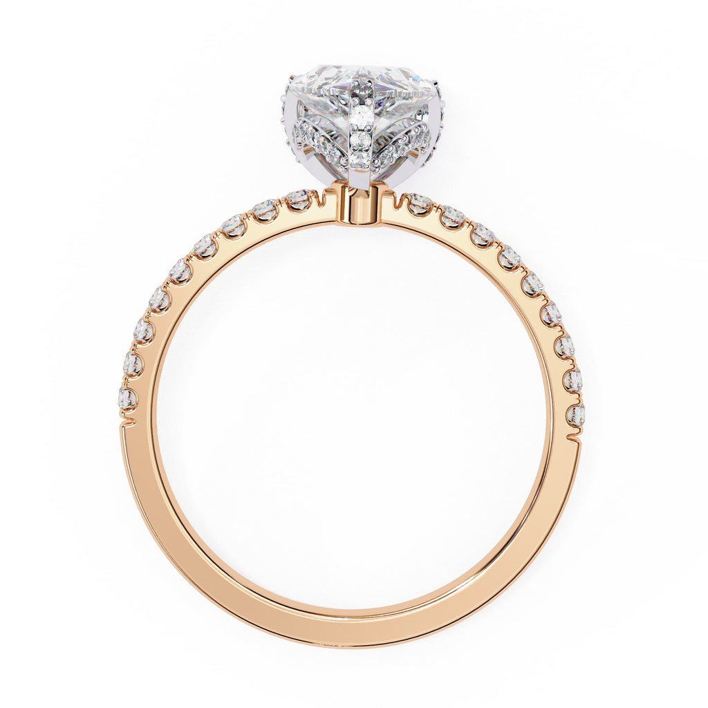 Elegant Radiance Central Stone Diamond Ring