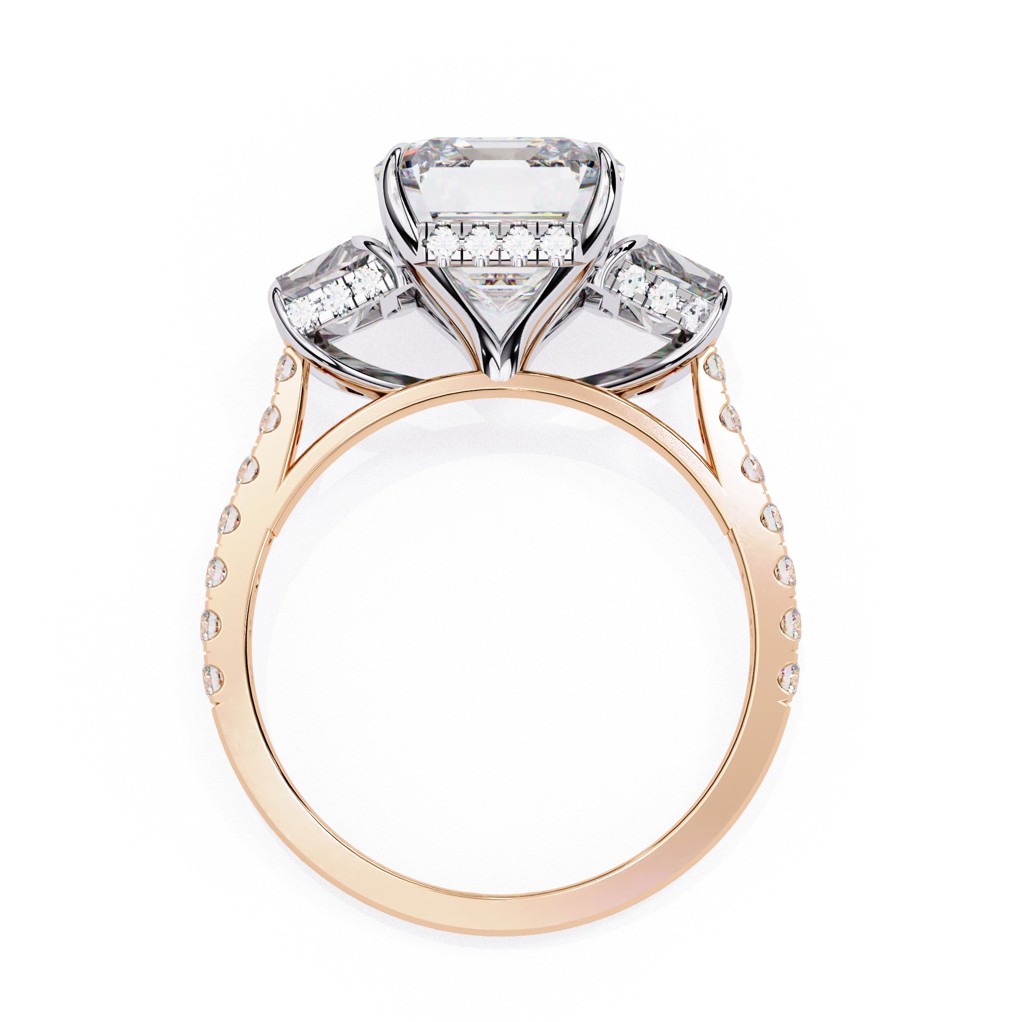 Elegant Central Stone Brilliance Diamond Ring
