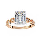 Elegant Central Stone Diamond Ring with Side Accents