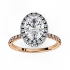 Elegant Diamond Side Stone Brilliance Ring