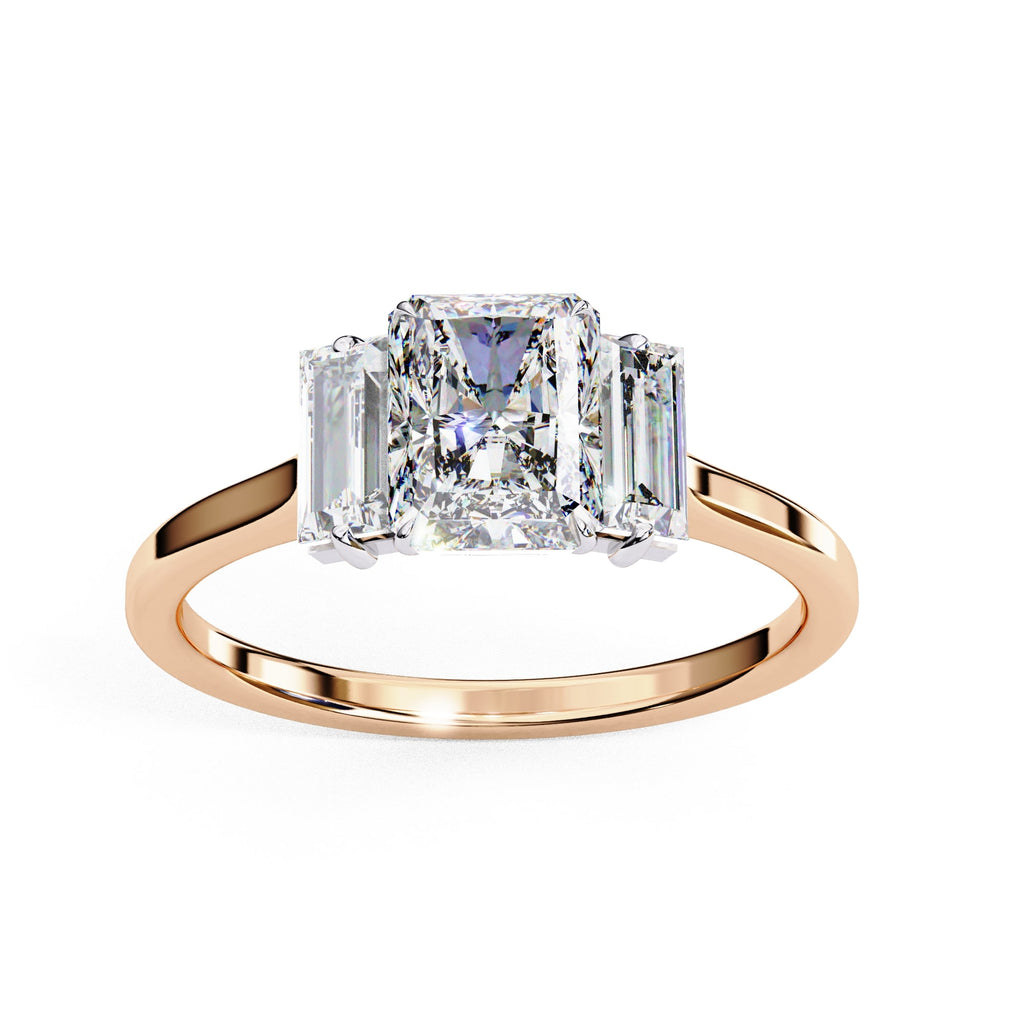 Elegant Multi-Stone Brilliance Central Cluster Ring