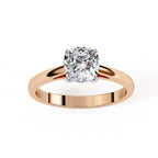 Elegant Central Stone Solitaire Ring